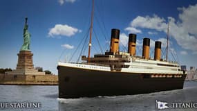 Un magnat des mines australien, Clive Palmer, a dévoilé mardi à New York la maquette du "Titanic II", réplique moderne du paquebot prétendument insubmersible.