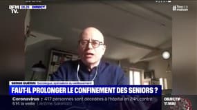 Confinement des seniors: le sociologue Serge Guérin estime qu'"on invente l'apartheid générationnel"
