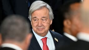 Antonio Guterres lors de la COP29 à Bakou, le mardi 12 novembre 2024