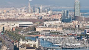 Vue de Barcelone, en Espagne