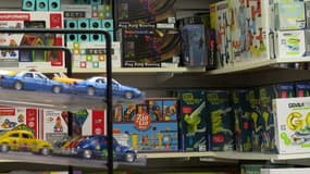Des jouets dans un magasin de Washington DC, aux États-Unis, le 18 avril 2025 (photo d'illustration).