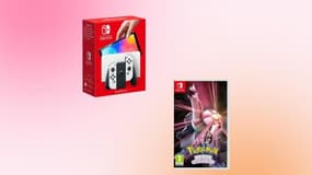 Soldes Switch OLED : ce pack Nintendo avec Pokemon Perle Scintillante est en promo