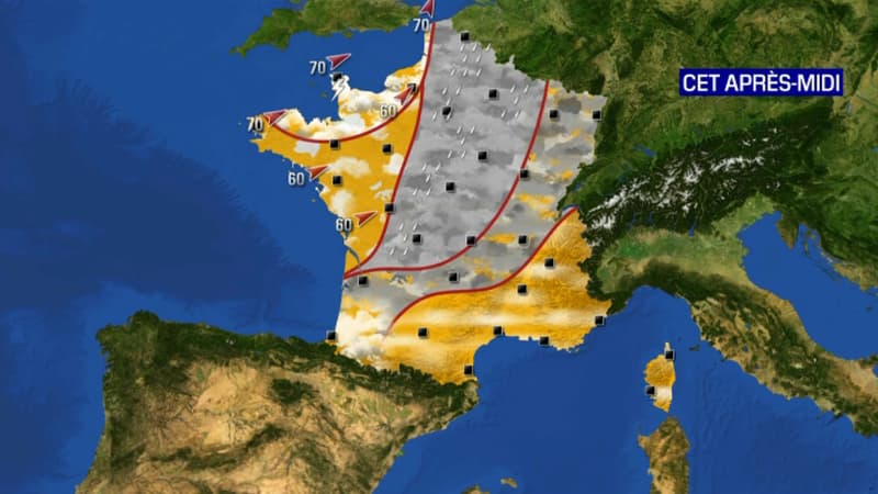 Meteo un pluvieux au nord mais plus clement au sud pour ce dimanche 1515191