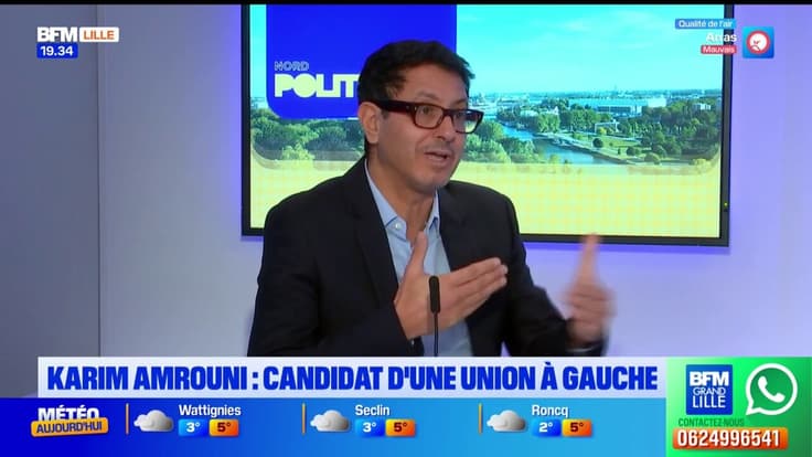 "Un humaniste": Karim Amrouni, candidat à la Ville de Roubaix, se présente sur l'échiquier politique