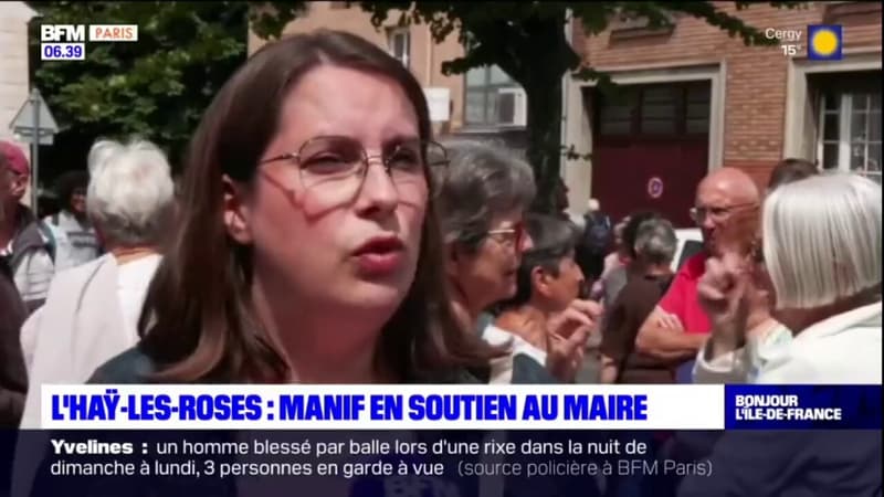 On a peur: après l'attaque du domicile du maire de L'Haÿ-les-Roses, une manifestation organisée en soutien à l'élu