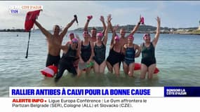 Alpes-Maritimes: quatre nageurs vont rallier Antibes à Calvi