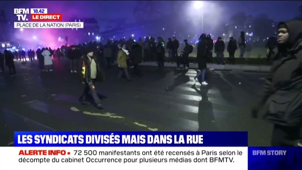 Retraites Selon Le Ministère De Lintérieur 615000 Personnes Ont Manifesté Partout En France