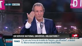 Jean-Jacques Bourdin adore les marches militaires et demande à monter le son sur RMC