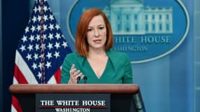 La porte-parole de la Maison Blanche Jen Psaki, le 31 janvier 2022 à Washington