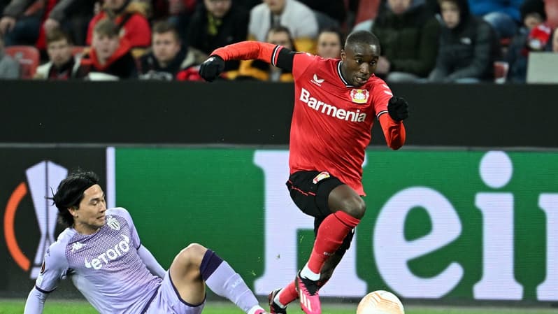Takumi Minamino et Moussa Diaby - Leverkusen-Monaco - Ligue Europa