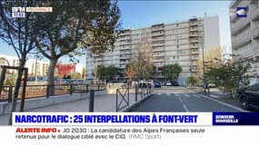 Marseille: 25 interpellations lors d'une opération à Font-Vert