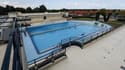 Une piscine en plein air, à Bruay-la-Buissiere le 12 juillet 2019