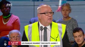 #GiletsJaunes - "Je fais un chiffre d'affaire de 5000 euros. Une fois toutes les taxes payées, il me reste 500 euros". Yves Garrec, gilets jaunes Toulouse #GGRMC