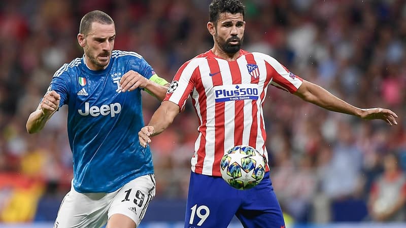 Bonucci et Diego Costa