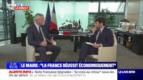"L'avis de S&P reconnaît la force de la stratégie économique française", souligne Bruno Le Maire