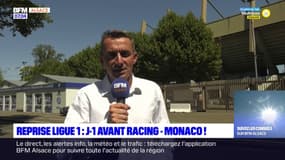 Ligue 1: J-1 avant la reprise du Racing contre Monaco