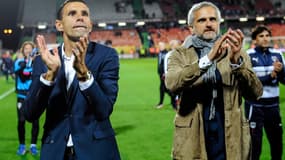 Gustavo Poyet et Stéphane Martin