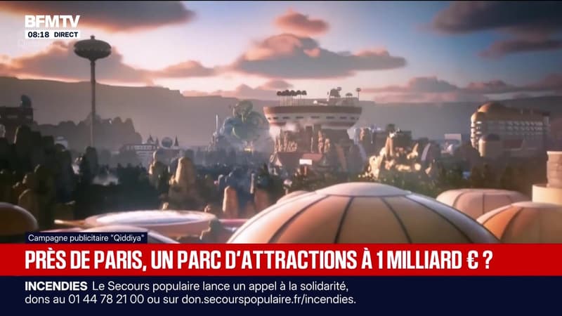 BFM éco : Près de Paris, un parc d'attractions à un milliard d'euro ? - 11/08
