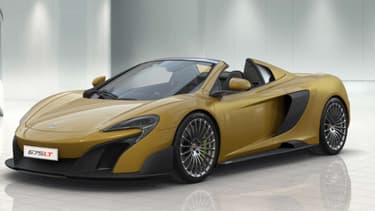 La McLaren 675LT Spider.