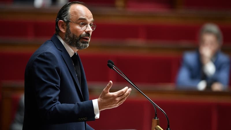 Edouard Philippe à l'Assemblée nationale le 28 avril 2020