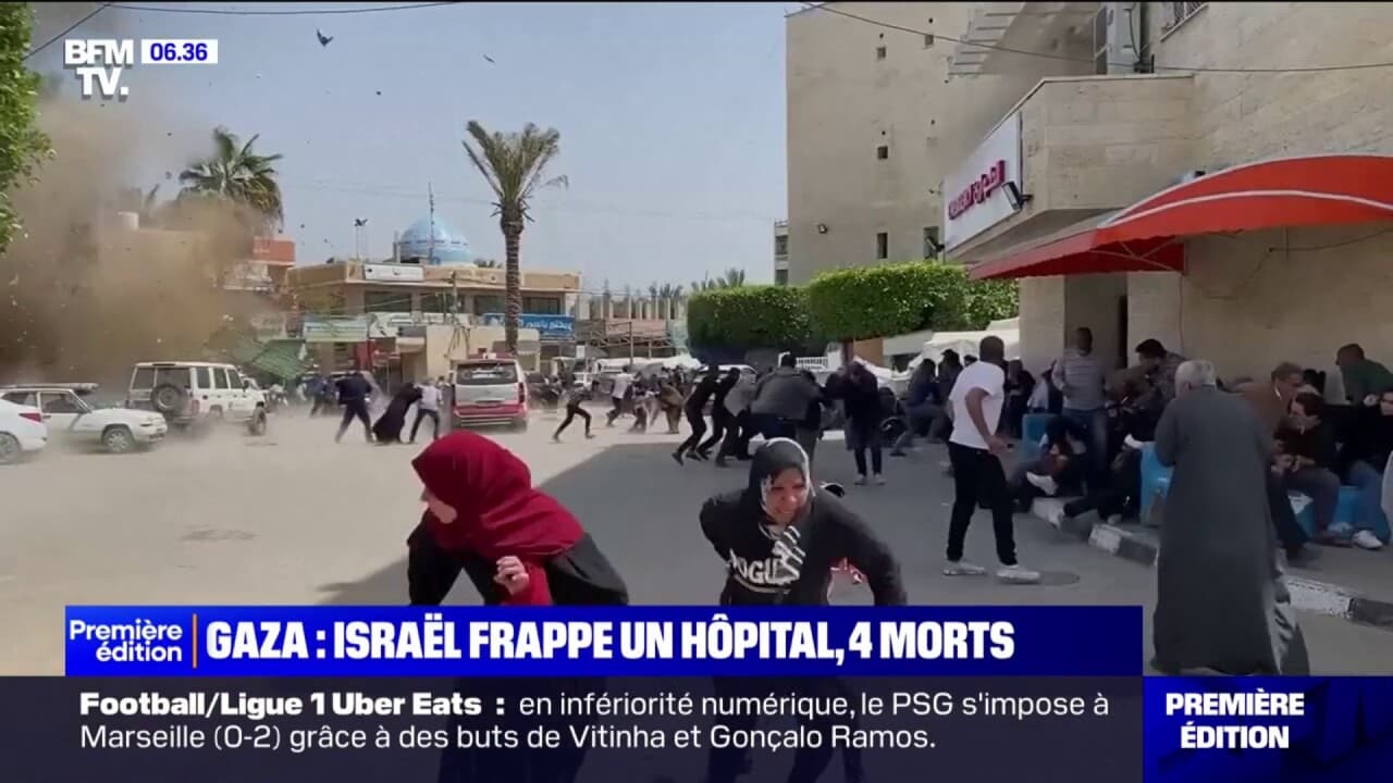 Gaza: Une Frappe Israélienne Sur Un Hôpital Fait 4 Morts Et 17 Blessés ...