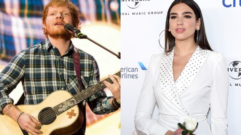 Ed Sheeran et Dua Lipa, favoris des Brit Awards 2018
