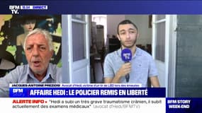 Jacques-Antoine Preziosi, avocat d'Hedi, victime d'un tir de LBD: "Hedi a subi un très grave traumatisme crânien. Il subit encore des examens médicaux"