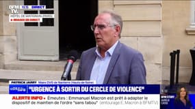 Mort de Nahel: "Nous devons parvenir à sortir de cette spirale de la violence tous ensemble" affirme Patrick Jarry, maire de Nanterre
