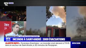 Incendie dans les Pyrénées-Orientales: "Pas de victime à cette heure", assure le préfet Rodrigue Furcy