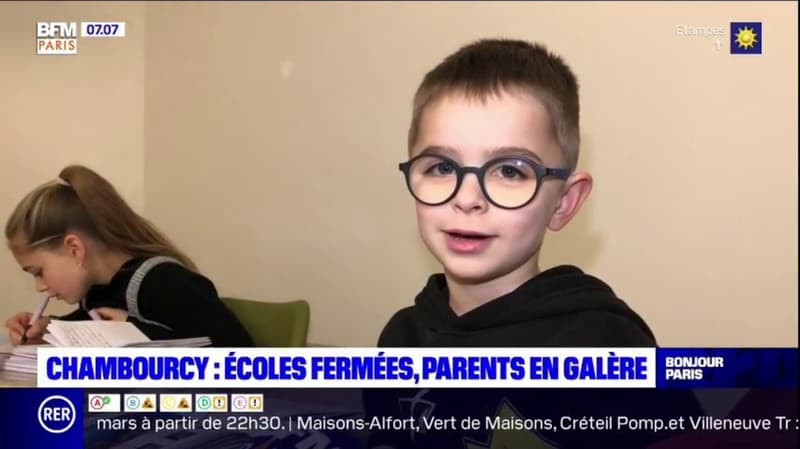 Yvelines: à Chambourcy, les écoles fermées, les parents d'adaptent