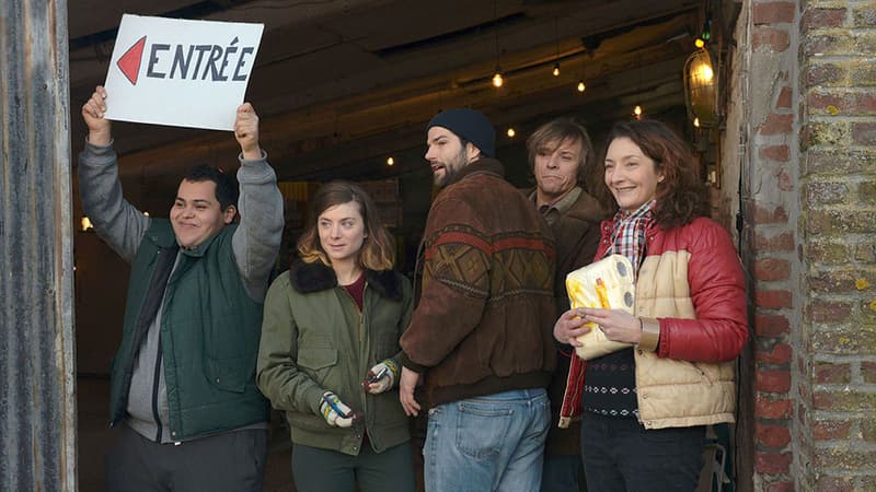 La bande d'acteurs de "Discount", en salles mercredi.