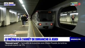 Lyon: le métro B à l'arrêt pendant 5 jours