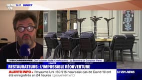 Yves Camdeborde sur la restauration: "Notre profession est au bord du gouffre humainement et financièrement parlant"