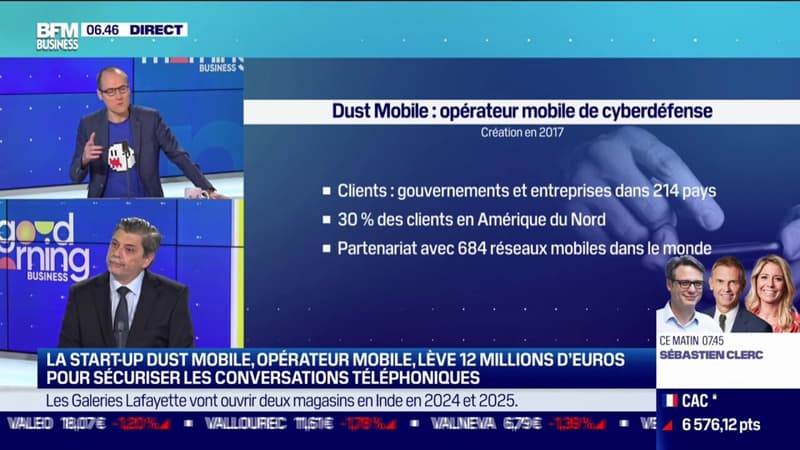La start-up Dust Mobile lève 12 millions d'euros pour sécuriser les conversations téléphoniques