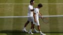 Roger Federer et Gilles Simon