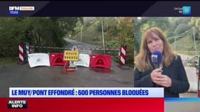 Le Muy: un ravitaillement avant l'évacuation des sinistrés