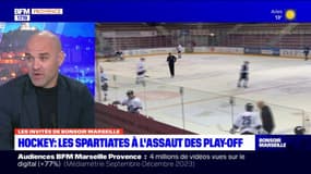 Hockey sur glace: les supporters des Spartiates au rendez-vous pour les matchs à domicile à Marseille