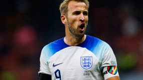 Harry Kane et le brassard inclusif face à l'Italie le 23 septembre 2022