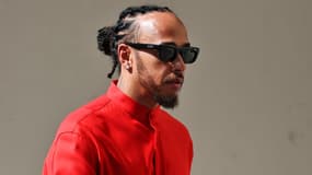 Lewis Hamilton lors du GP d'Abu Dhabi, le 8 décembre 2024.