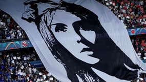 Le tifo des Irrésistibles Français avant France-USA