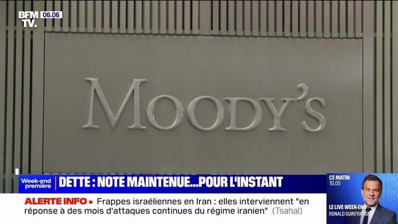 Dette publique: l'agence de notation Moody's maintient la note de la France à Aa2