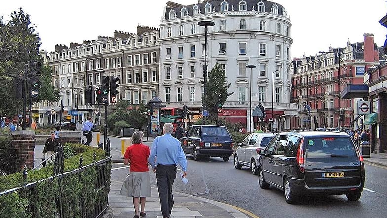 Le quartier de South Kensington, à Londres, surnommé "la petite France". 