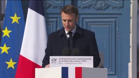 Emmanuel Macron le 8 mars 2024 