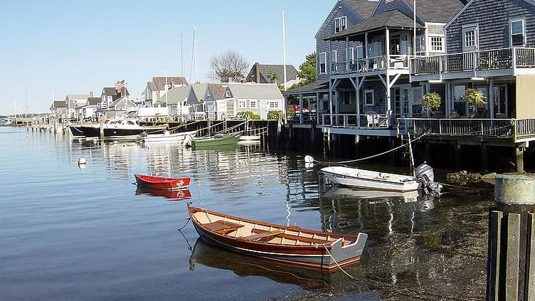 L'île de Nantucket est située à 40 km au large de la presqu'île de Cape Cod