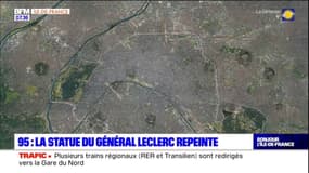 Pontoise: la statue du général Leclerc vandalisée