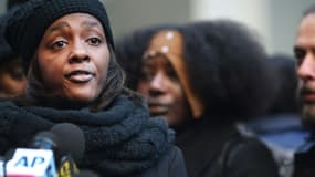 La compagne d'Akai Gurley, Kimberly Ballinger, le 11 février 2015 à New-York