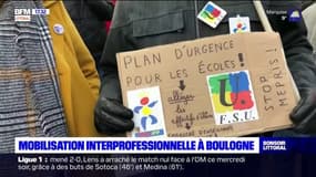 Boulogne-sur-Mer: les images de la manifestation interprofessionnelle ce jeudi