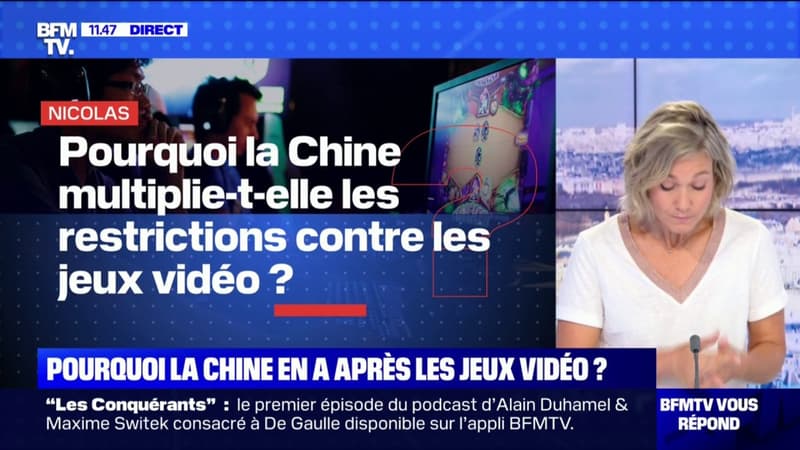 Pourquoi la Chine multiplie-t-elle les restrictions contre les jeux vidéo ? - BFMTV répond à vos questions