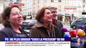 Consultations à l'Élysée: "Nous sommes venus sans aucune naïveté", assure Marine Tondelier (Les Écologistes)