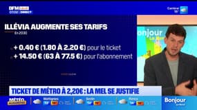 Ticket de métro à 2,20 euros: la métropole de Lille se justifie